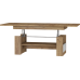MAXIMUS 17 nyitható-magasítható asztal, craft arany/craft fehér