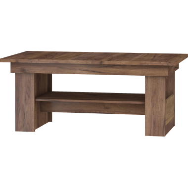 MAXIMUS 17 nyitható-magasítható asztal, craft tobaco/craft arany