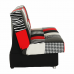 ALABAMA nyitható kanapé, piros, 195 cm