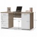 EUSTACH íróasztal, sonoma tölgy/fehér