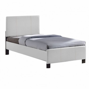 ARKONA, ágy ágyráccsal, 90x200, fehér
