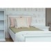 PARIS ágy, fehér, 90x200