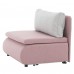 KENY NEW fotelágy, rózsaszín/világosszürke, 100 cm