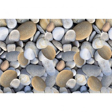 BESS szőnyeg, színes, minta kövek, 80x200 