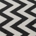 ADISA szőnyeg, elefántcsont/sötétszürke, 67x120 
