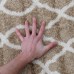 NALA szőnyeg, bézs/minta elefántcsont, 100x150 