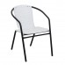 BERGOLA kerti szék, fehér/fekete