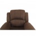 ASKOY állítható relax fotel, barna szövet