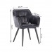 TOPAZ design fotel, fekete