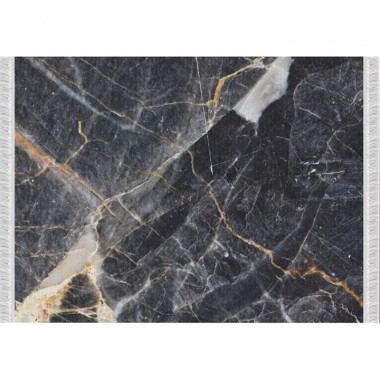 RENOX TYP 1 szőnyeg, minta fekete márvány, 80x150