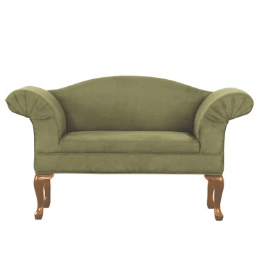 FABRICIO kanapé, zöld/arany tölgy