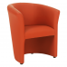 CUBA fotel, textilbőr, narancssárga 