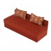 SARA nyitható kanapé  téglaszínű szövet, 193 cm